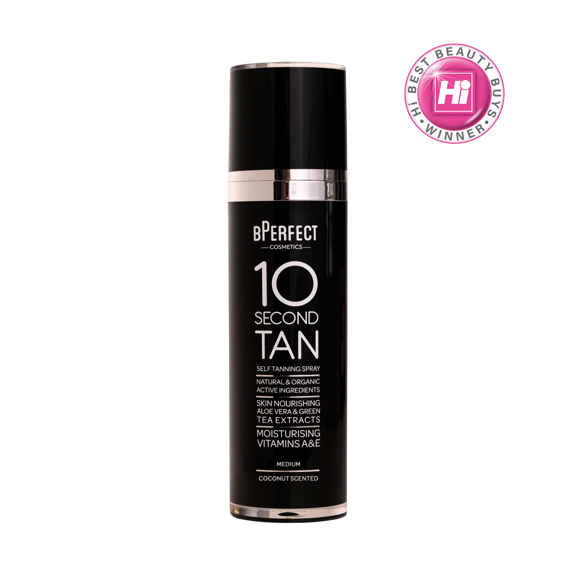 10 Second Tan - Medium Coconut - Liquid Tanning Spray – BPerfect Cosmetics